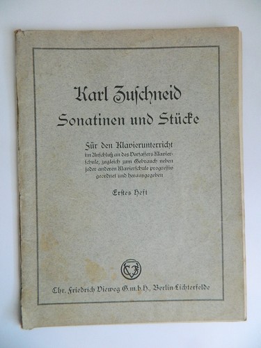 Partitur karl zuschneid - partitur,