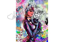 100x75cm Catw°man Pop Art NFT